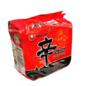 nongshim ramyun spicy noodle soup | instant noodles (pack of 5)